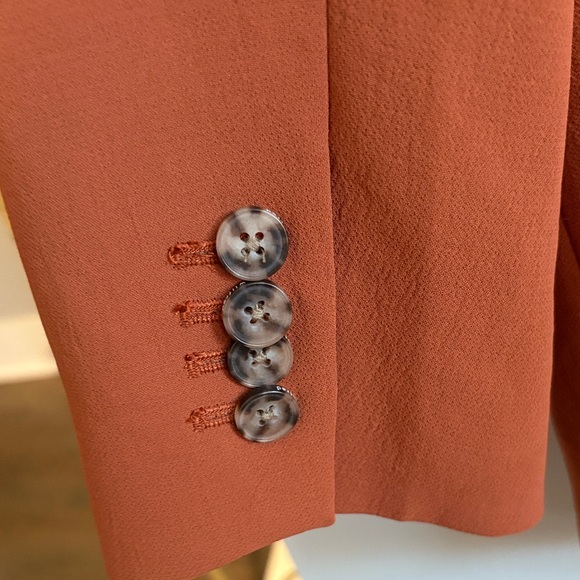 Wilfred Rust Double-Breasted Blazer - Picture 5 of 7